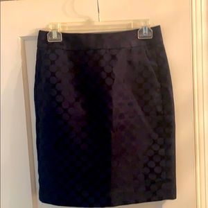 Blue Dot Banana Republic Pencil Skirt